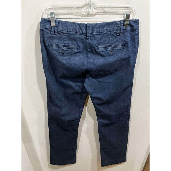 Gap Jeans Womens Size 6 R Blue Denim Dark Wash Low Rise Straight Everyday Wear - Picture 2 of 8